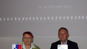 Župan Tomaž Tom Mencinger in Beti Valič sta podpisala namero o sodelovanju pri f
