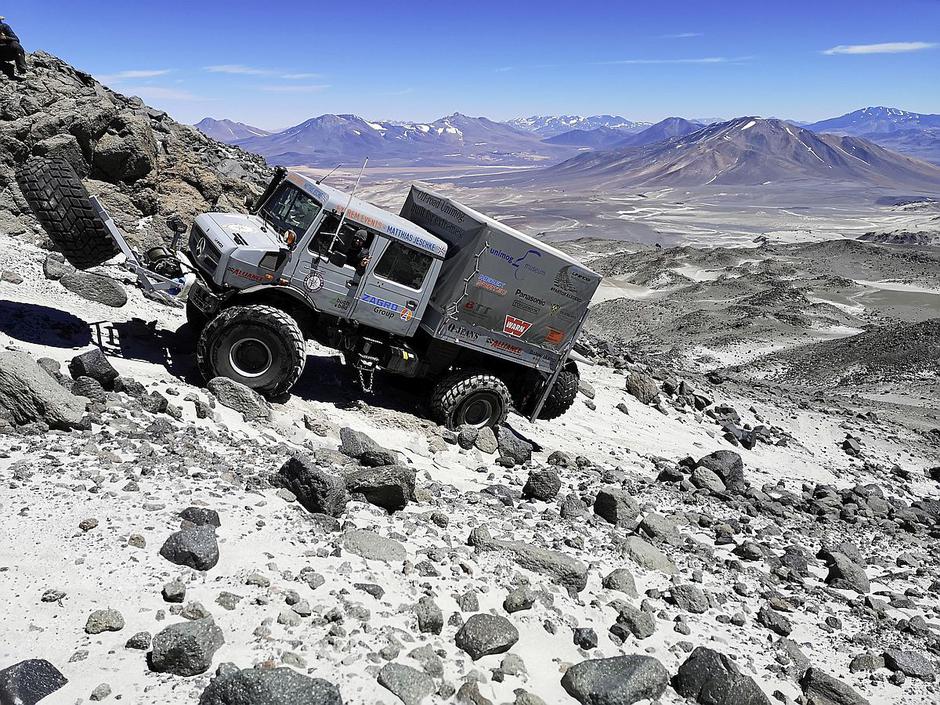 unimog, višinski rekord, ojos del salado, atacama, čile | Avtor: Daimler