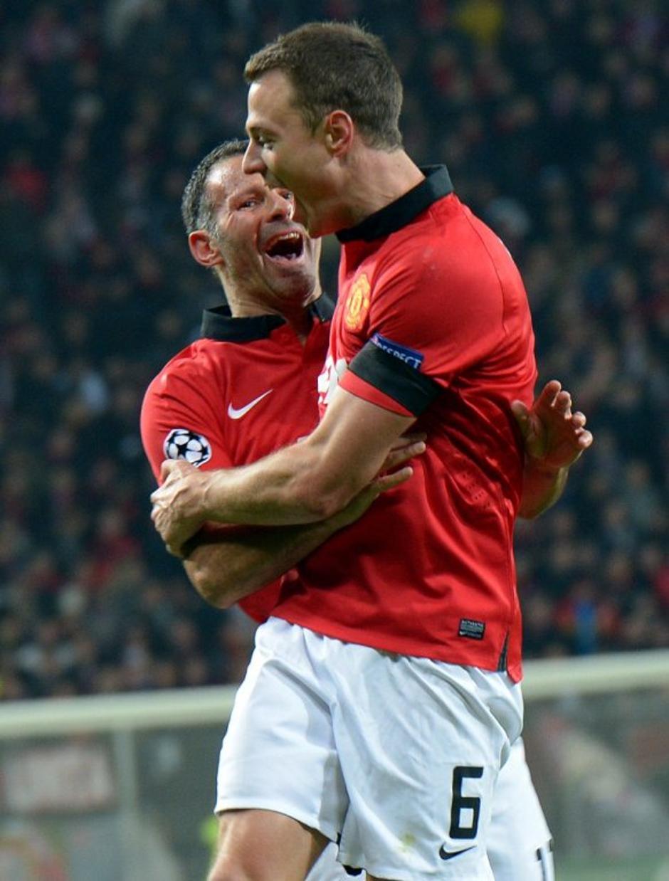 Rooney Bayer Leverkusen Manchester United Liga prvakov Giggs Evans | Avtor: EPA