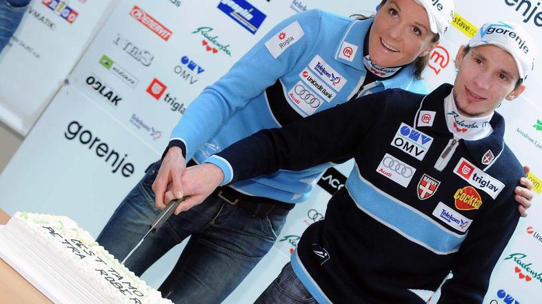 Petra Majdič je skupaj z drugim junakom preteklega konca tedna, skakalcem Robert