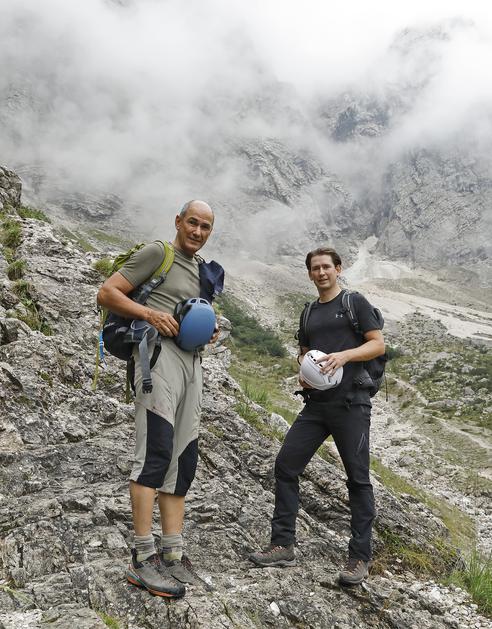 Janša in Kurz v Alpah