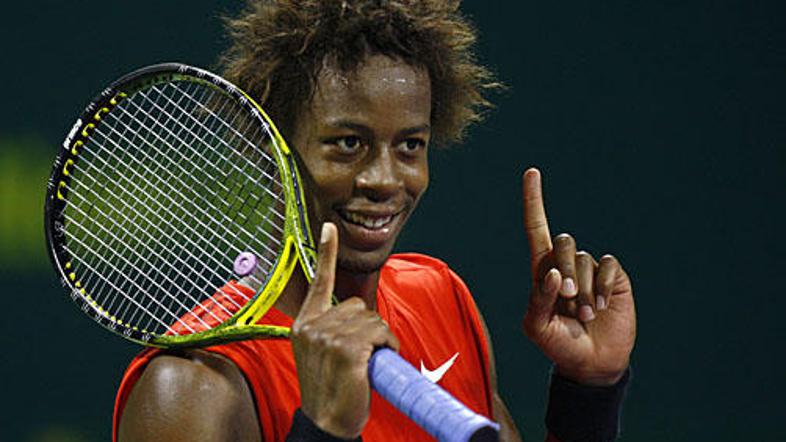 Gael Monfils je v četrtfinalu izločil Rafaela Nadala. Zdaj ga čaka Andy Murray.