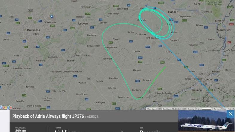 Flight Radar Adria Airways