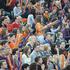 Navijači na tekmi med ACH-jem in Budvansko riviero