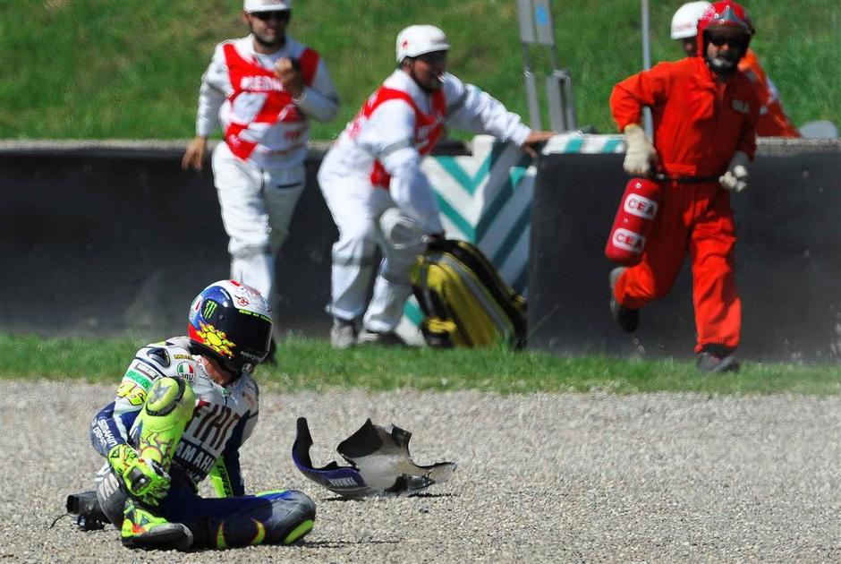 MotoGP Mugello zlom noge Rossi Valentino | Avtor: Žurnal24 main