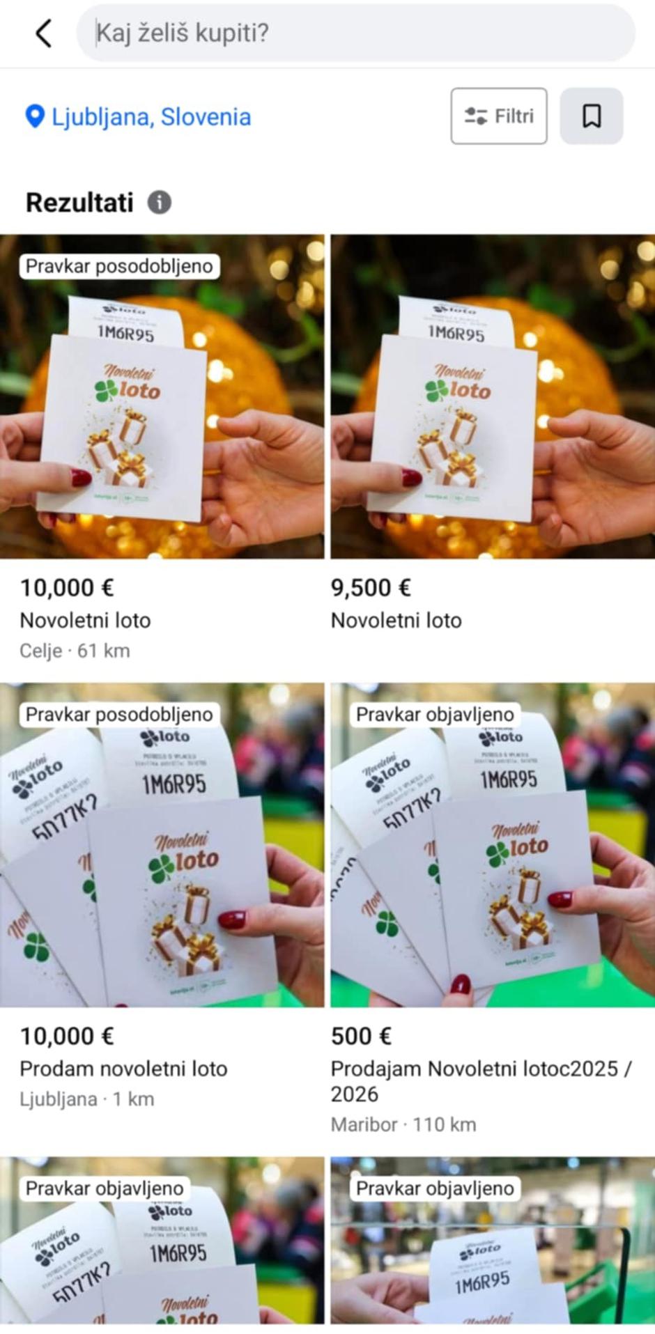 Novoletni loto | Avtor: Posnetek zaslona