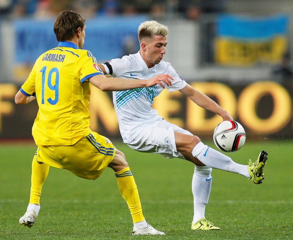 (Ukrajina - Slovenija) Kampl Euro 2016 kvalifikacije