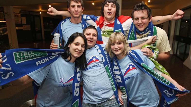 Ep rokomet Innsbruck navijači Slovenija