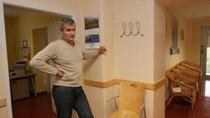 Miro Lasbaher, zasebnik iz Juršincev, je prejšnji teden za dva dni že protestno 