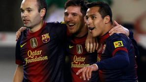 Messi Alexis Sanchez Iniesta Real Betis Barcelona Liga BBVA Španija liga prvenst