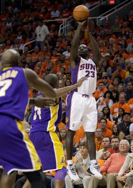 NBA finale Zahod tretja tekma Suns Lakers Richardson