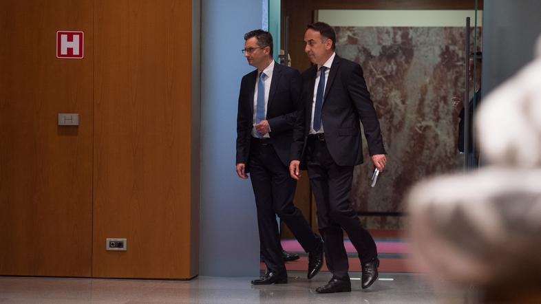 Marjan Šarec in Brane Golubović