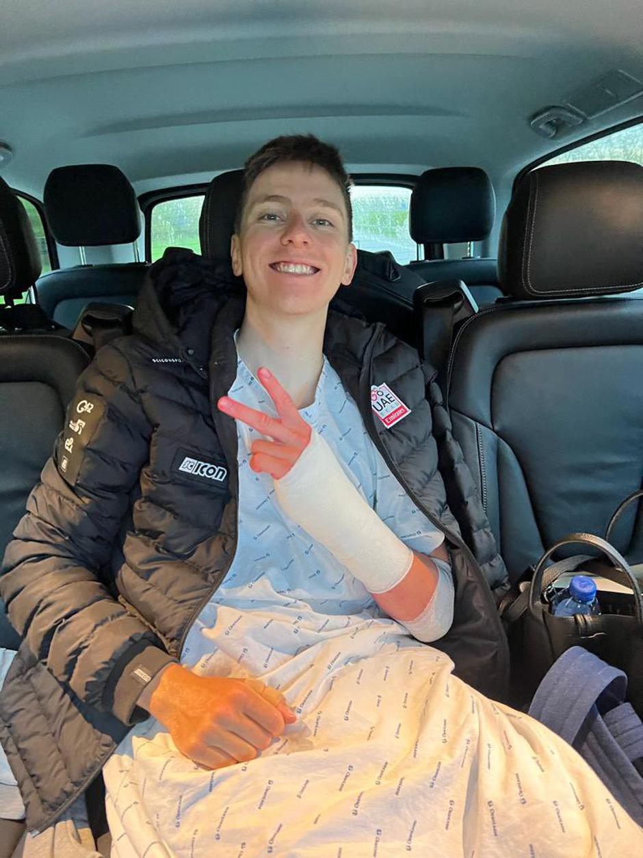 Tadej Pogačar | Avtor: twitter UAE Team Emirates