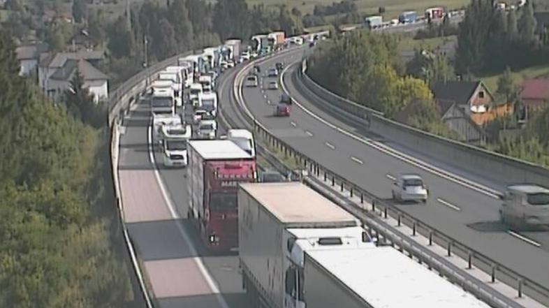 Promet.si: Ljubljana - Koper, viadukt Ivanje selo, pogled proti Kopru