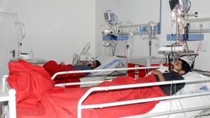Oboleli v bolnišnici v Pakistanu