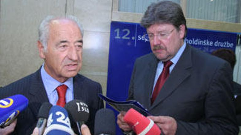 Prvi mož Istrabenza Igor Bavčar in prvi nadzornik Janko Kosmina nista bila pripr