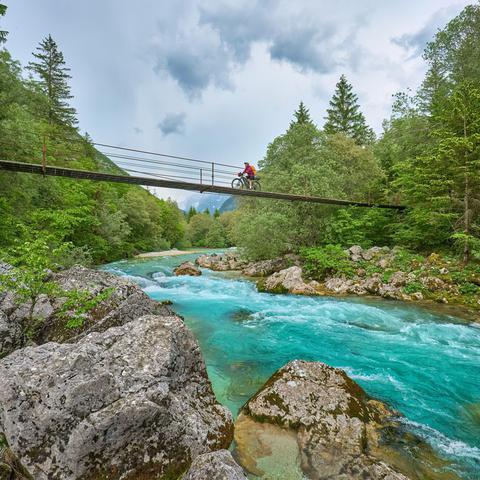 Soča, brv čez Sočo