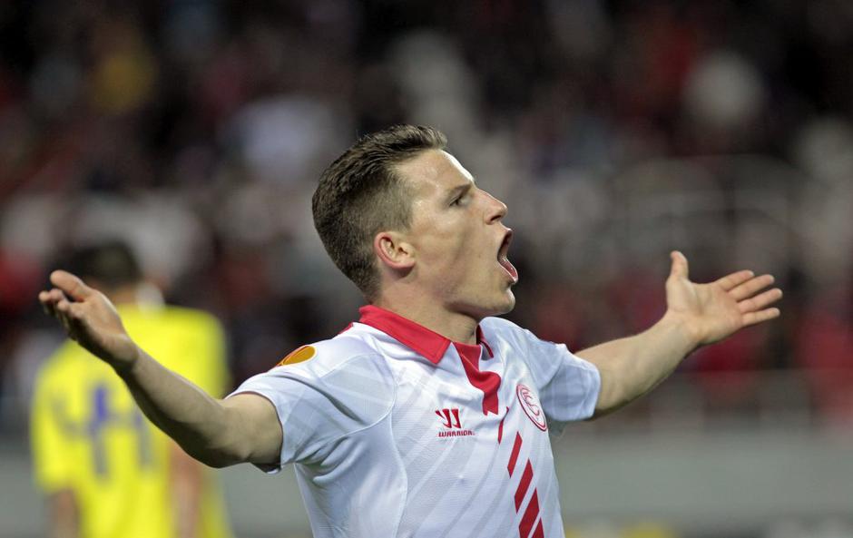 Gameiro Sevilla Maribor Evropska liga Pizjuan | Avtor: EPA