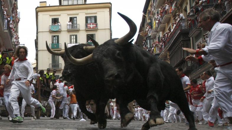 tek pred biki, Pamplona