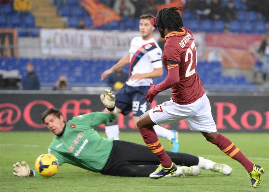 Avramov Gervinho AS Roma Cagliari Serie A Italija liga prvenstvo