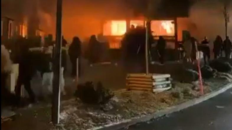 Eksplozija v baru v Crans Montani