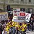 protest študenti parlament