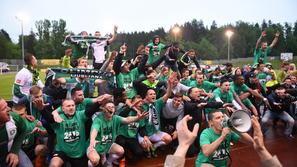 Olimpija Ljubljana prvaki stadion Ob jezeru