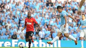Evra Agüero Manchester City United