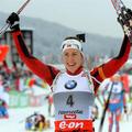 Solemdal Hochfilzen biatlon zasledovanje zasledovalna tekma cilj slavje veselje