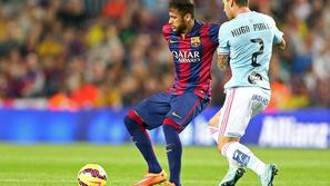 Neymar Hugo Mallo Barcelona Celta Vigo