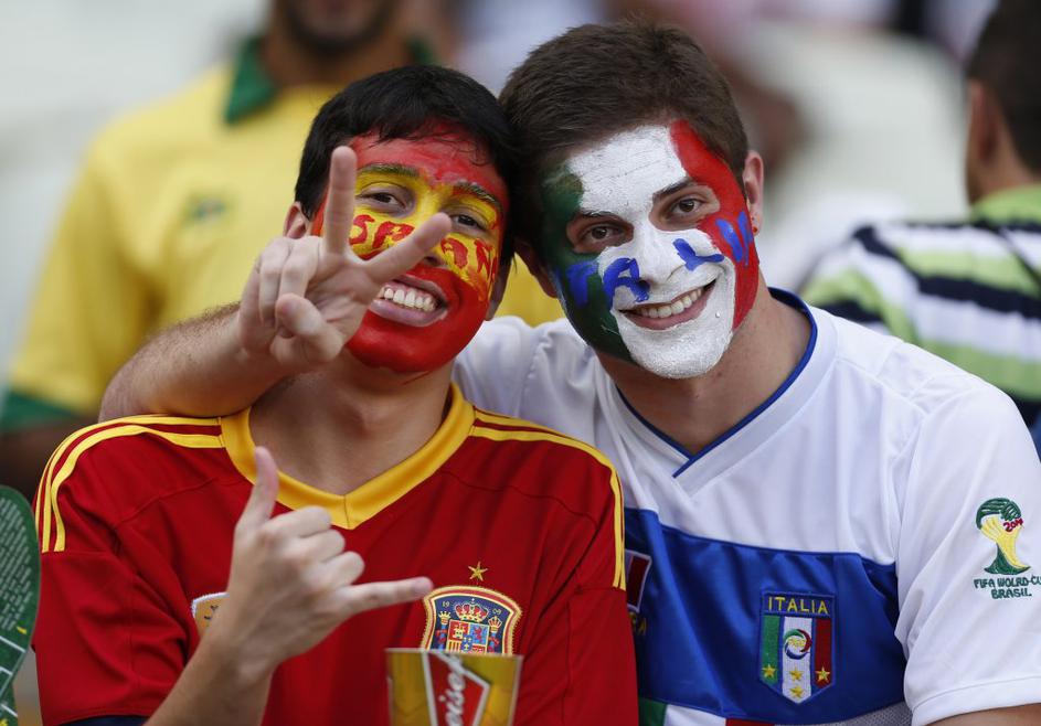 navijači Pokal konfederacij Španija Italija polfinale