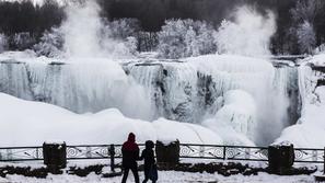 Zamrznjeni Niagarski slapovi 