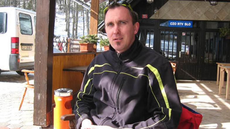 Urban Franc je lani v članski reprezentanci eno leto opravljal delo serviserja.