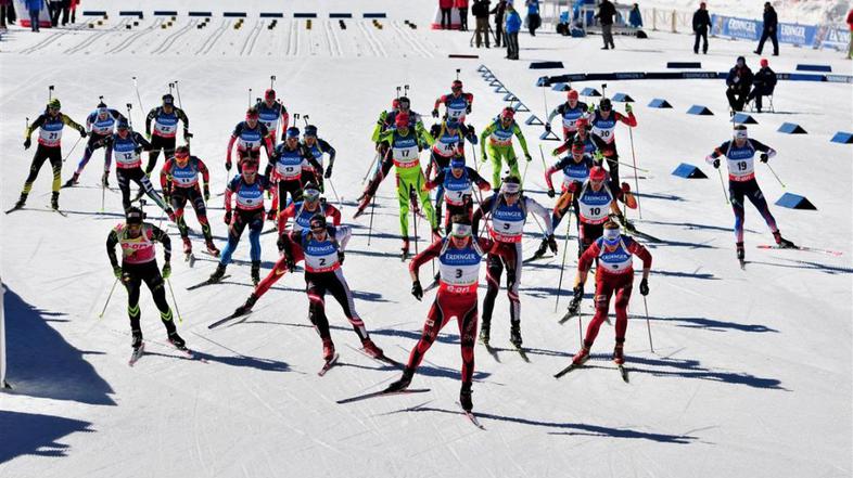 Fak Pokljuka zasledovanje skupinski start svetovni pokal