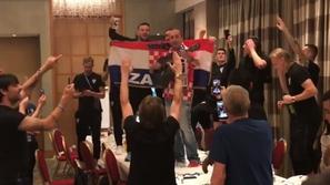Hrvati slavje po tekmi