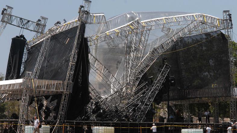 Porušeni oder ni poškodoval majevskih ruševin. (Foto: Reuters)