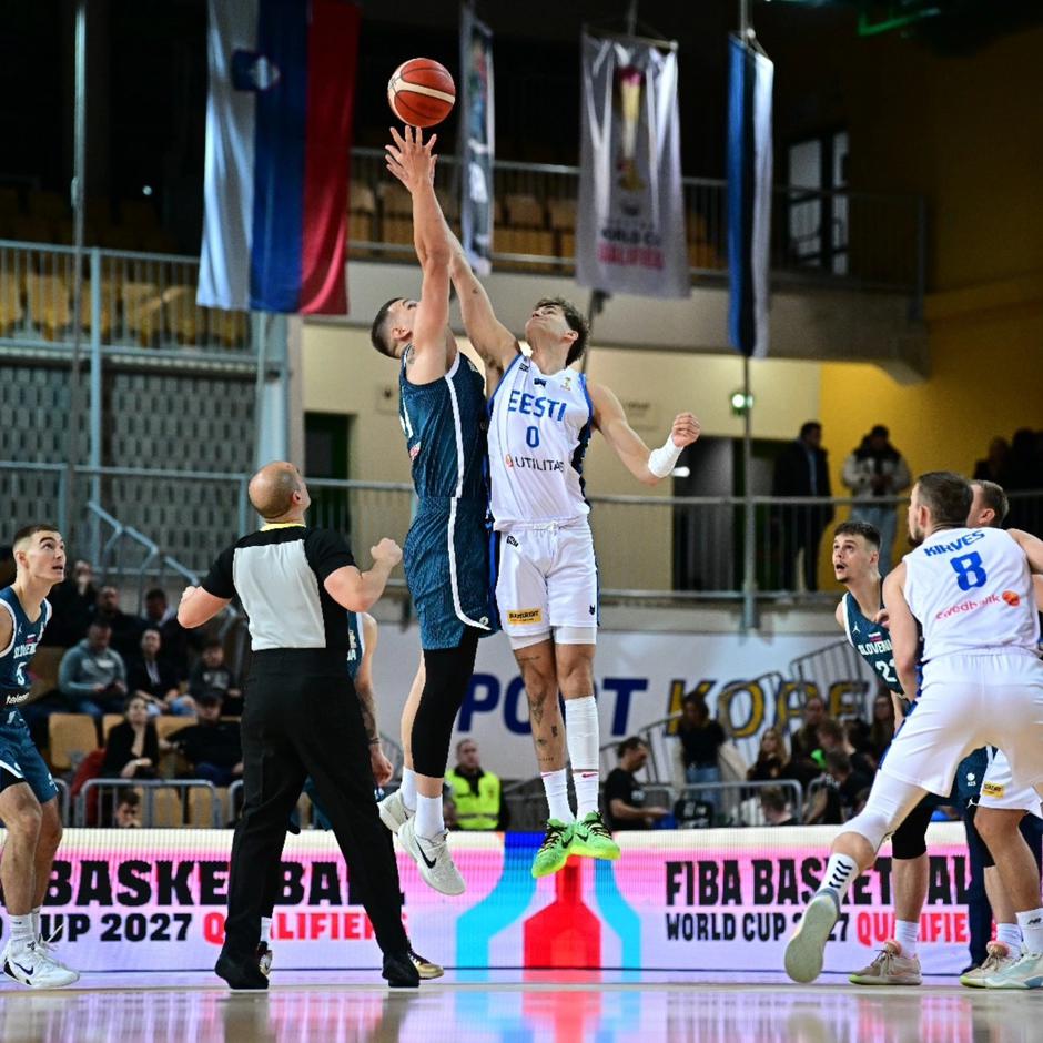 Slovenija Estonija KZS Bonifika | Avtor: KZS/Facebook