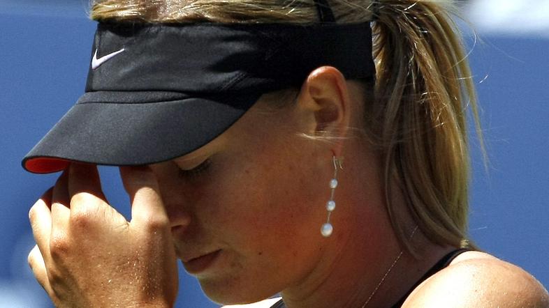 Marija Šarapova v Flushing Meadowsu ne bo ubranila lanskega naslova.