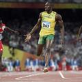 Se bo Usain Bolt takole veselil tudi po 400 metrskih preizkušnjah? FOTO: Reuters