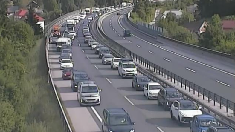 gneča zastoj viadukt Ivanje Selo