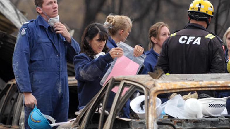 Policija sumi, da so bili požari v mestih Marysville in Kinglake podtaknjeni.