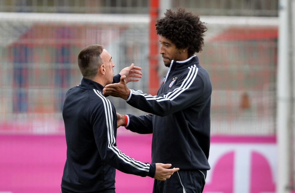 Ribery Dante Bayern München Barcelona Liga prvakov polfinale trening