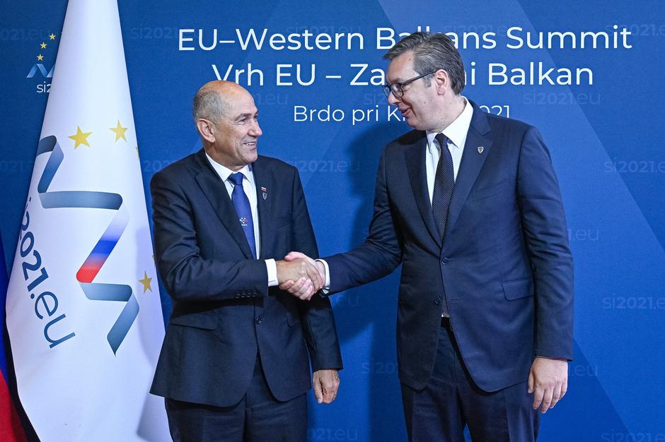 Janez Janša Aleksandar Vučić | Avtor: Profimedia
