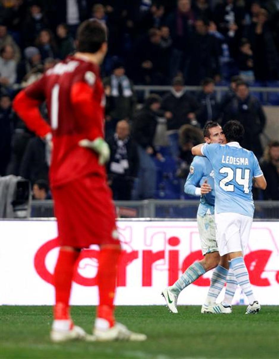 serie a lazio inter milan klose handanović ledesma Serie A Italija liga prvenstv | Avtor: Reuters