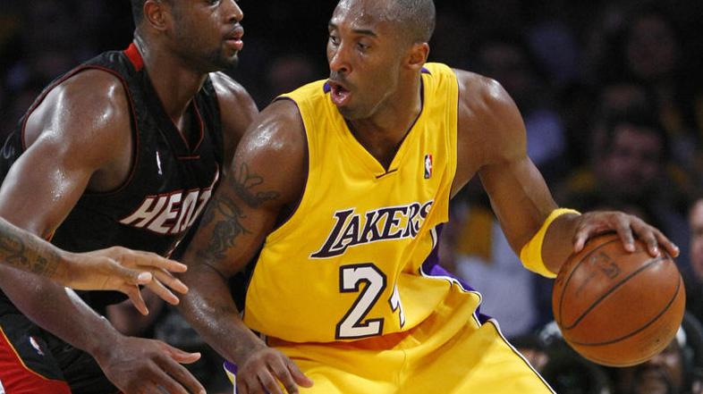 Kobe Bryant in Dwyane Wade sta bila zvezdnika tekme. (Foto: Reuters)