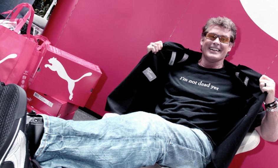 David Hasselhoff je zadnja leta že stalna zvezda Gumballa. 