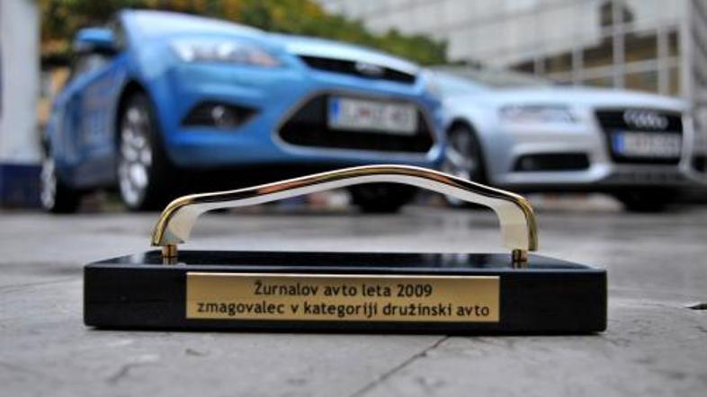Lanska zmagovalca izbora sta bila v kategoriji družinski avto ford focus karavan