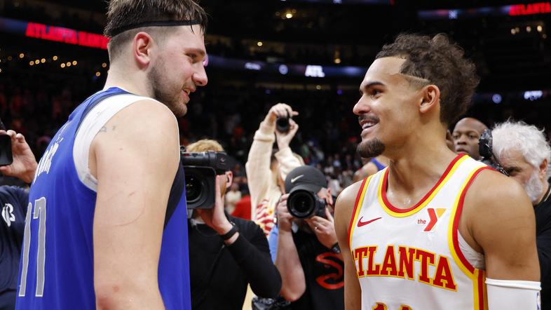 Trae Young in Luka Dončić