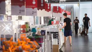 Prenovljena trgovina Lesnina na Brdu v Ljubljani.