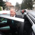 Ivo Sanader se je na sodbo odpeljal s taxijem.